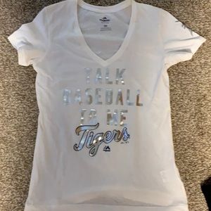 Talk baseball to me Detroit Tigers shirt in medium.
